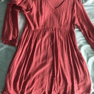 Long pink Shirt